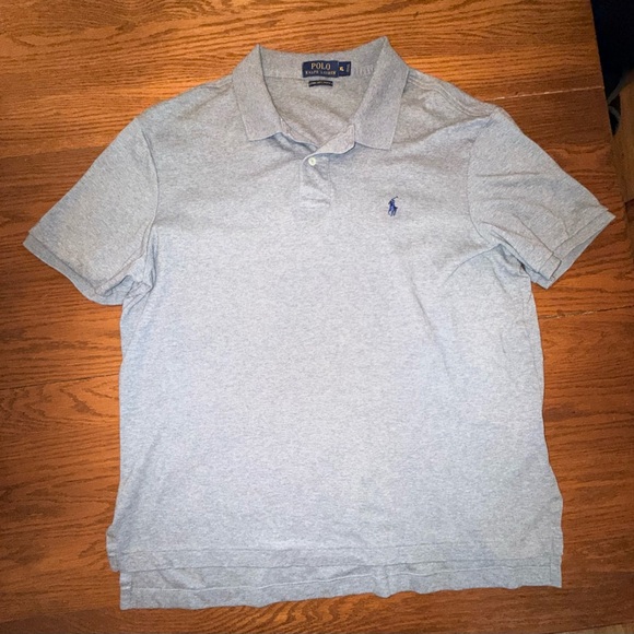 Ralph Lauren Other - Polo Ralph Lauren Mens Grey Pima Soft Touch Short Sleeve Polo Shirt
